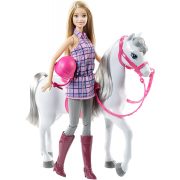 Mattel Barbie DHB68 Barbie és lova (új)