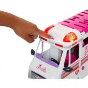 Mattel Barbie 2 az 1-ben mentőautó és kórház fénnyel és hanggal (új)