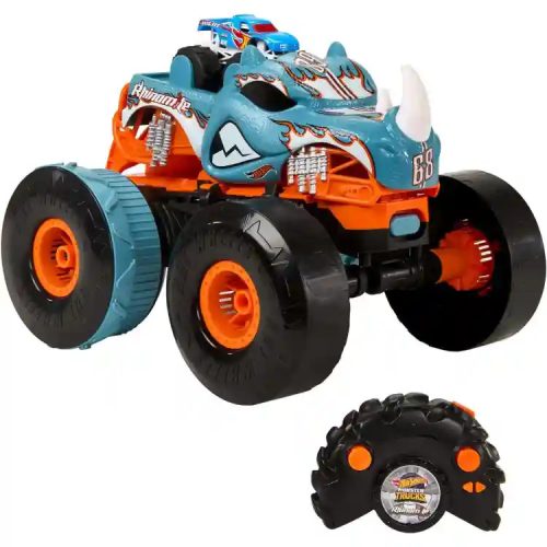  Mattel Hot Wheels távirányítós RC Monster Trucks átalakítható autó (új)