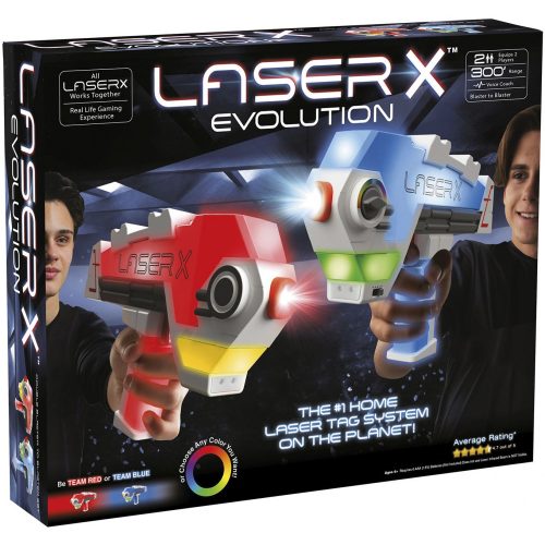Laser-X Evoution - Lézerfegyver dupla szett (új)