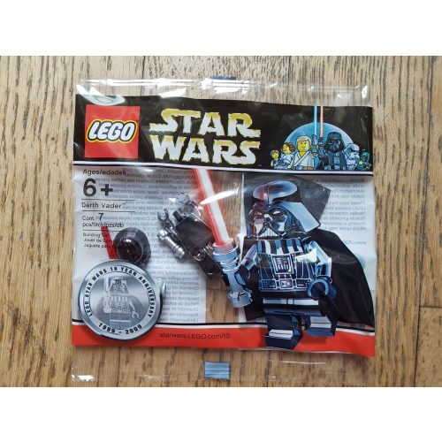 Lego Star Wars Chrome Black Darth Vader minifigura gyűjtői darab SW218 (új)