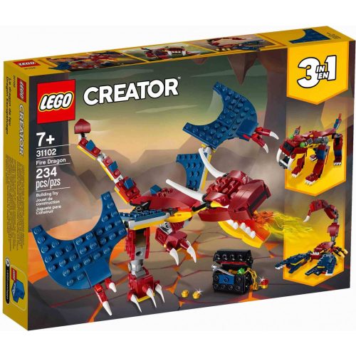 Lego Creator 31102 Tűzsárkány (új)