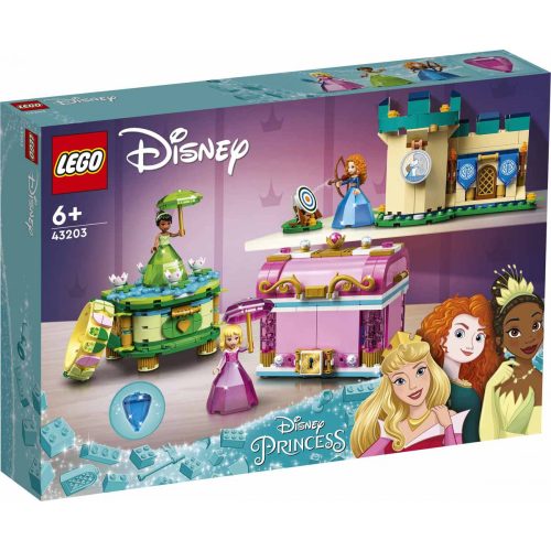 Lego Disney 43203 Aurora, Merida és Tiana elvarázsolt alkotásai (új)