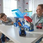 Mancs őrjárat - Paw Patroller csapatszállító kamion hanggal, 4 figurával és járművel (új)