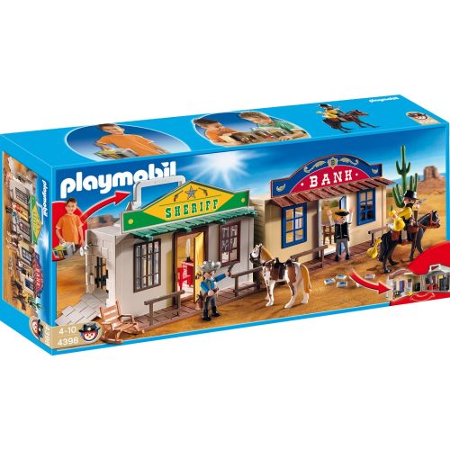 Playmobil 4398 Hordozható western város (új)