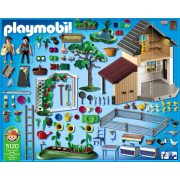 Playmobil 5120 Tanyasi ház bio árukkal és kis piaccal (új)