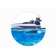 Playmobil 5187 Rendőrautó és hajó víz alatti motorral (új)