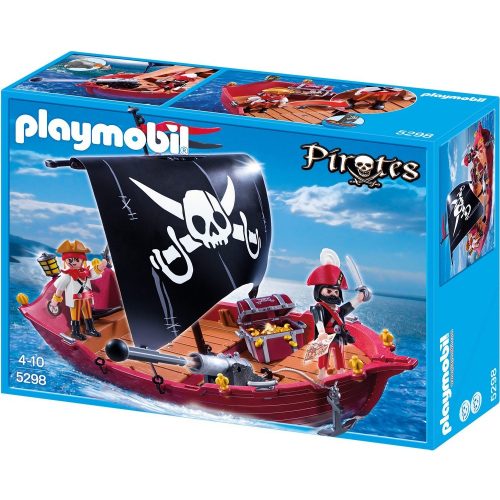 Playmobil 5298 A rettegett fekete portya vitorlás kalózhajó (új)