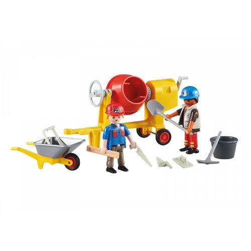 Playmobil 6339 Építőmunkások betonkeverővel (új)