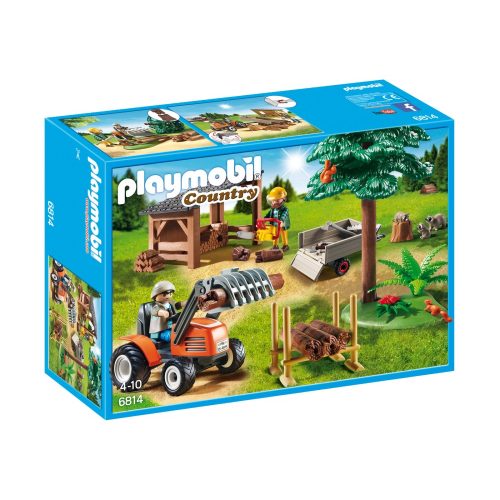 Playmobil 6814 Faszállító traktor (új)
