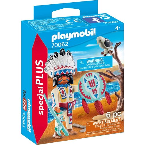 Playmobil 70062 Indián törzsfőnök (új)