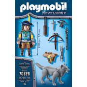 Playmobil 70229 Novelmore íjász farkassal (új)