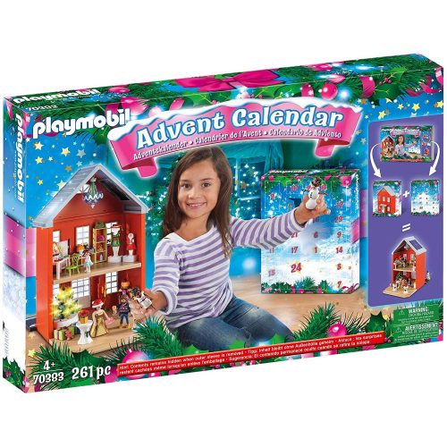 Playmobil 70383 Karácsony - Nagy adventi kalendárium, naptár - Berendezett karácsonyi ház (új)