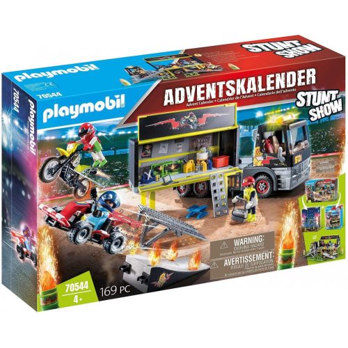Playmobil 70544 Karácsony - Nagy adventi kalendárium, naptár - Stuntshow szervízkamion (új)