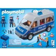 Playmobil 9236 Rendőrségi autóbusz útlezárás (új)