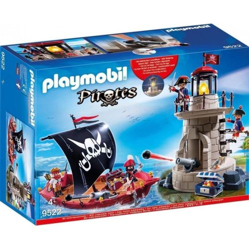 Playmobil 9522 Kalóz készlet világítótoronnyal és vitorlás kalózhajóval (új)
